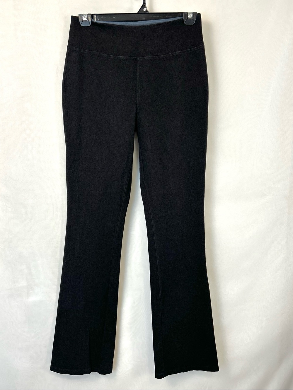 New Women With Control Prime Stretch Black Denim Boot Cut Pant / Tall Small